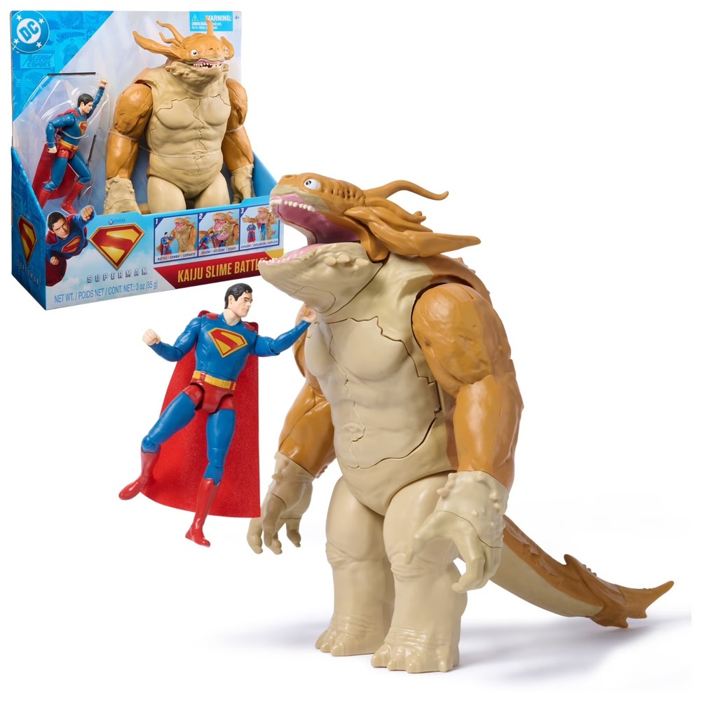 Superman vs.‎ Kaiju Slime Battle Action Figure & Giant Playset Kids Toy NEW - Picture 2 of 6